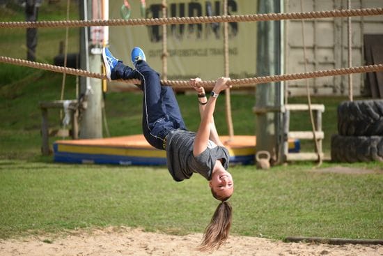 Academy Athletes take on Ninja Warrior Challenge